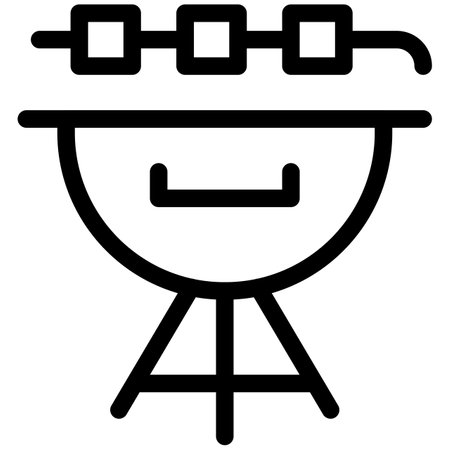 Bbq equipment Vector Icon Design Illustrationのイラスト素材