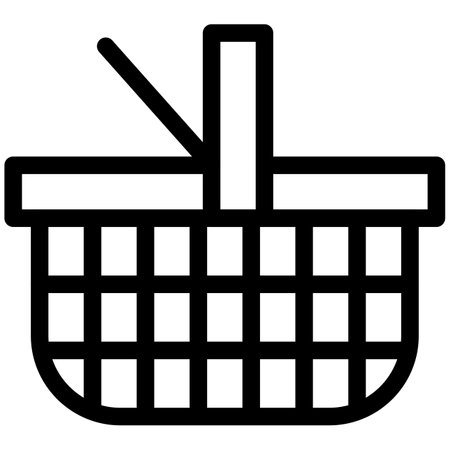 Picnic basket Vector Icon Design Illustrationのイラスト素材