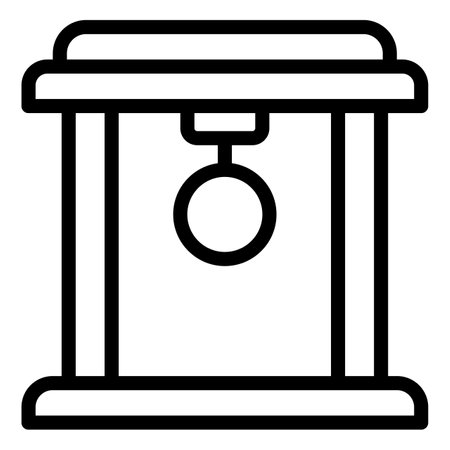 Torii Gate Vector Icon Design Illustrationのイラスト素材