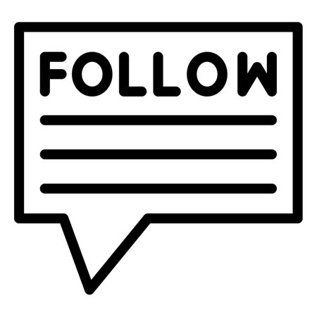 Follow Up Vector Icon Design Illustrationのイラスト素材