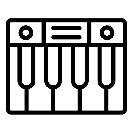 Piano Vector Icon Design Illustrationのイラスト素材