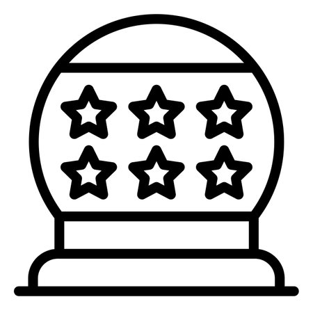Crystal Ball Vector Icon Design Illustrationのイラスト素材