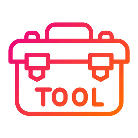 Toolbox Vector Icon Design Illustrationのイラスト素材