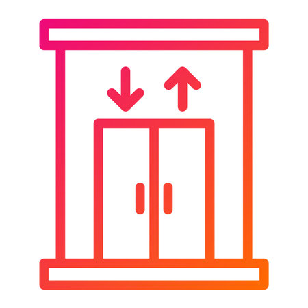 Elevator Vector Icon Design Illustrationのイラスト素材