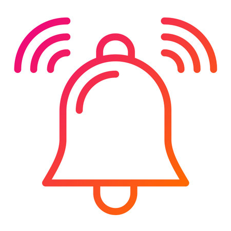 Bell Vector Icon Design Illustration