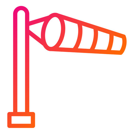 Windsock Vector Icon Design Illustrationのイラスト素材