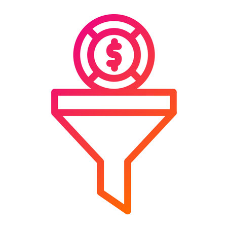 Funnel Vector Icon Design Illustrationのイラスト素材