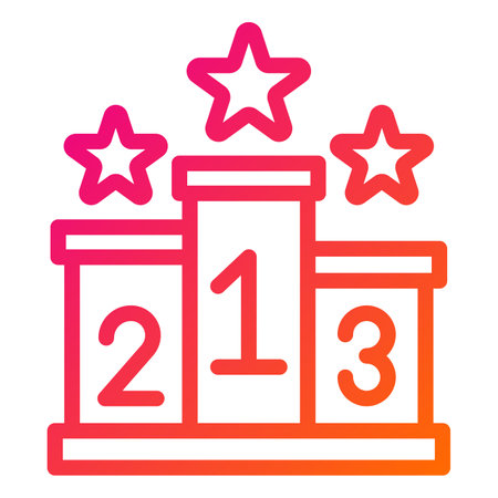 Podium Vector Icon Design Illustrationのイラスト素材
