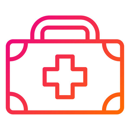 First aid kit Vector Icon Design Illustrationのイラスト素材