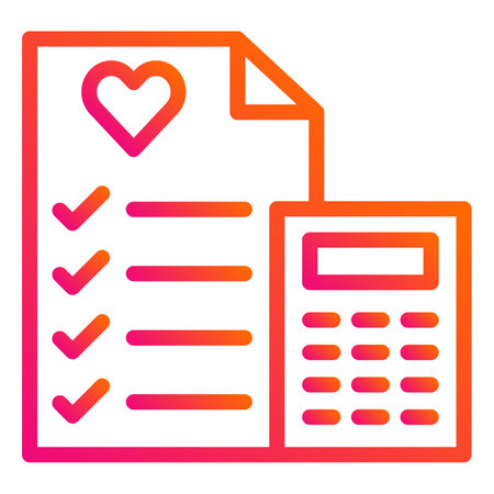 Wedding cost Vector Icon Design Illustrationのイラスト素材