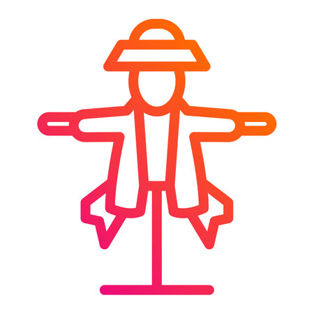 Scarecrow Vector Icon Design Illustrationのイラスト素材