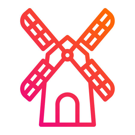 Mill Vector Icon Design Illustrationのイラスト素材