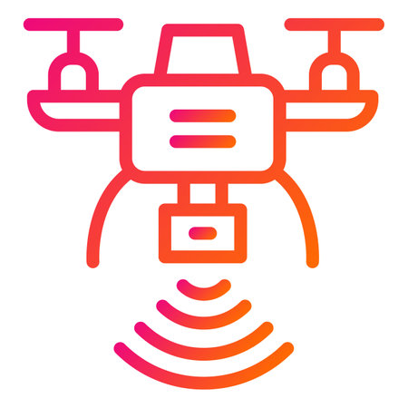 Drone Vector Icon Design Illustrationのイラスト素材