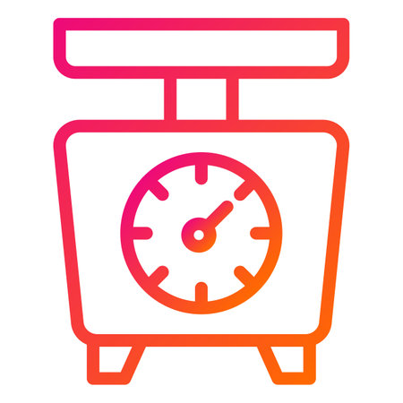Weight scale Vector Icon Design Illustrationのイラスト素材