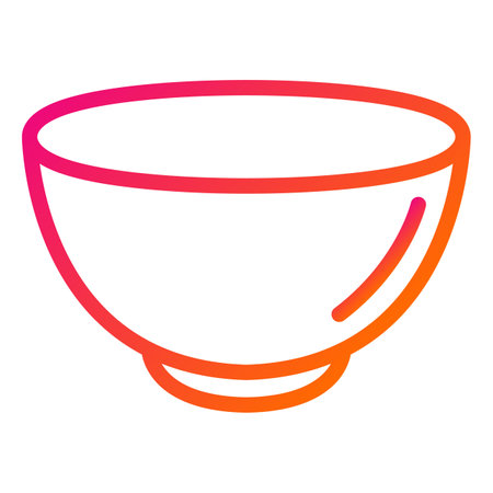 Bowl Vector Icon Design Illustrationのイラスト素材