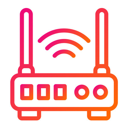 Router Vector Icon Design Illustrationのイラスト素材