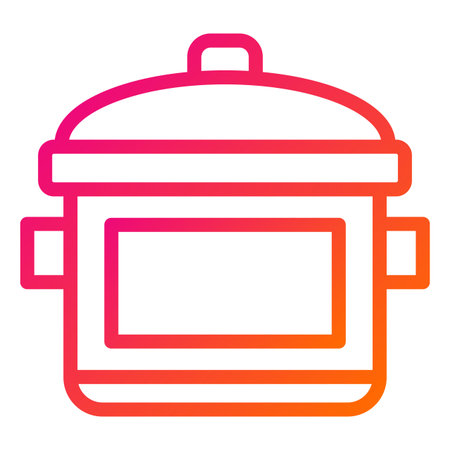 Cooking pot Vector Icon Design Illustrationのイラスト素材