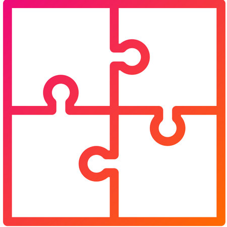 Puzzle Vector Icon Design Illustrationのイラスト素材