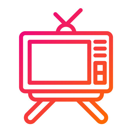 Television Vector Icon Design Illustrationのイラスト素材