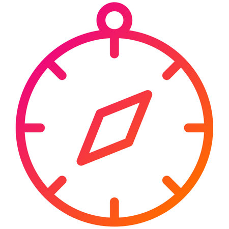 Compass Vector Icon Design Illustrationのイラスト素材