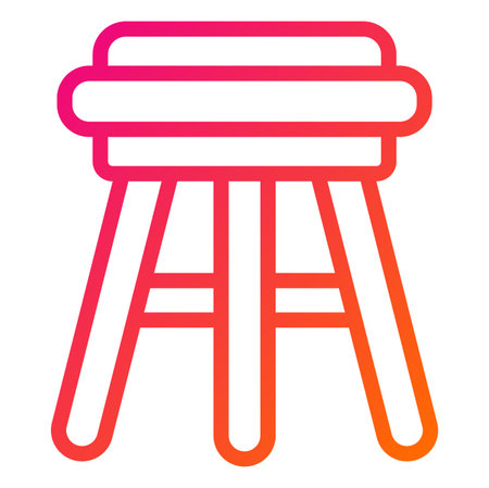 Stool Vector Icon Design Illustrationのイラスト素材