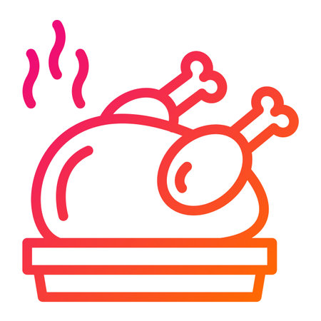 Turkey Vector Icon Design Illustrationのイラスト素材
