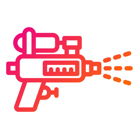 Water Gun Vector Icon Design Illustrationのイラスト素材