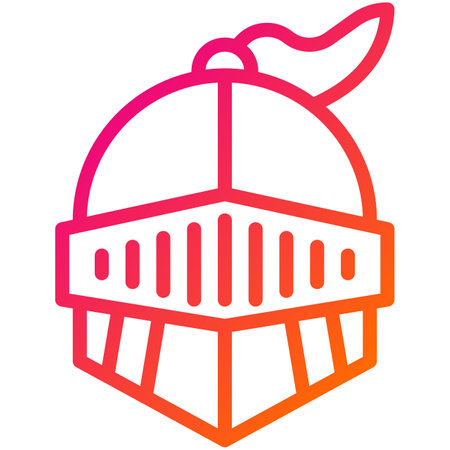 Warrior helmet Vector Icon Design Illustrationのイラスト素材