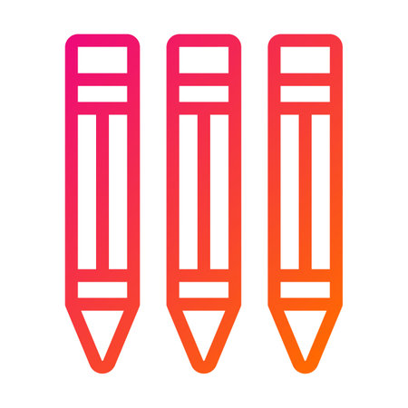 Pencils Vector Icon Design Illustrationのイラスト素材