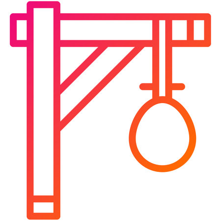 Gallows Vector Icon Design Illustrationのイラスト素材