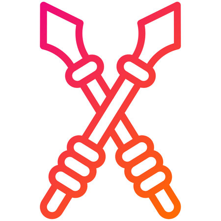 Spear Vector Icon Design Illustrationのイラスト素材