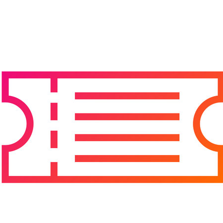 Plane ticket Vector Icon Design Illustration
