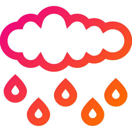 Acid Rain Vector Icon Design Illustrationのイラスト素材