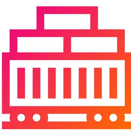Cargo Train Vector Icon Design Illustrationのイラスト素材