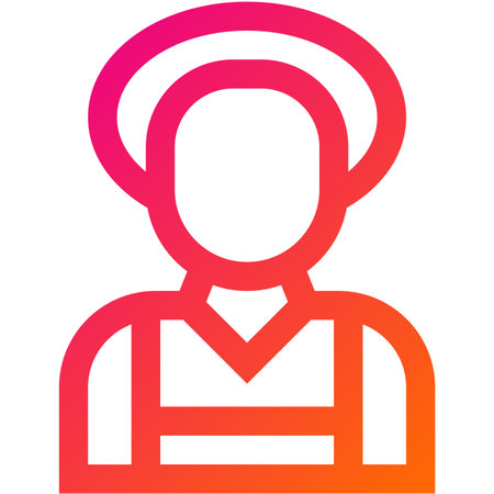 Maid Vector Icon Design Illustrationのイラスト素材