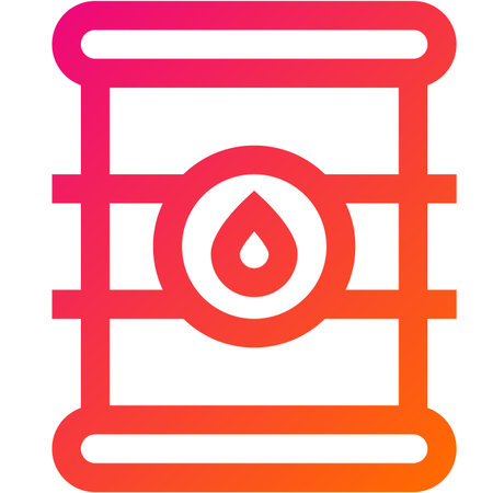 Oil Barrel Vector Icon Design Illustration