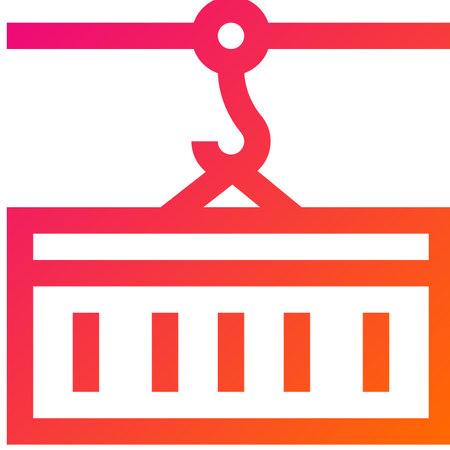 Cargo Container Vector Icon Design Illustrationのイラスト素材