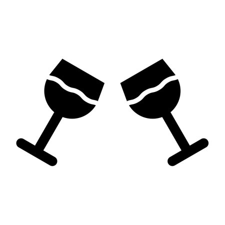 Wine glass Vector Icon Design Illustrationのイラスト素材
