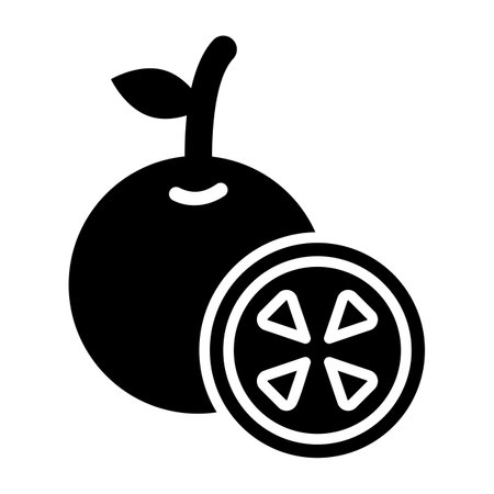 Orange Vector Icon Design Illustrationのイラスト素材