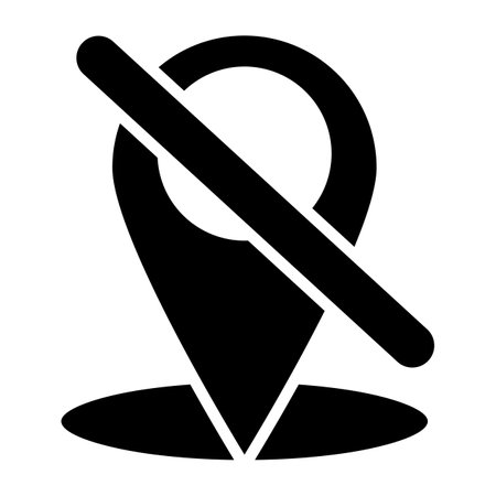 Location off Vector Icon Design Illustrationのイラスト素材