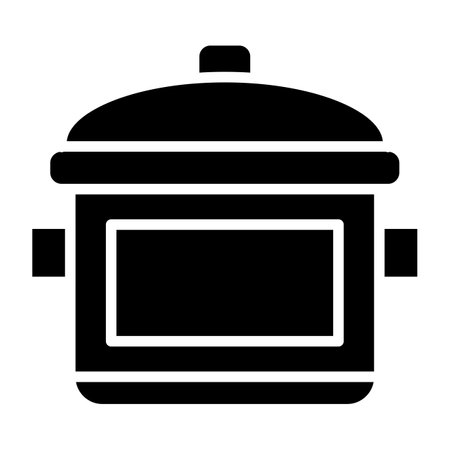 Cooking pot Vector Icon Design Illustrationのイラスト素材