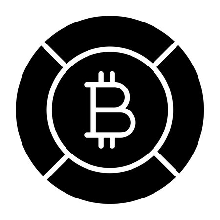 Bitcoin Vector Icon Design Illustrationのイラスト素材