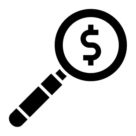 Magnifying Vector Icon Design Illustrationのイラスト素材