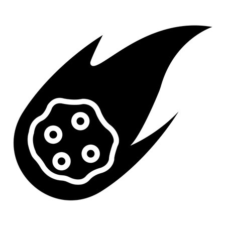 Comet Vector Icon Design Illustrationのイラスト素材