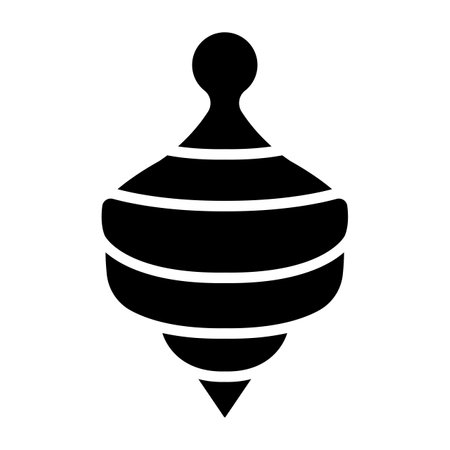 Spinning top Vector Icon Design Illustrationのイラスト素材