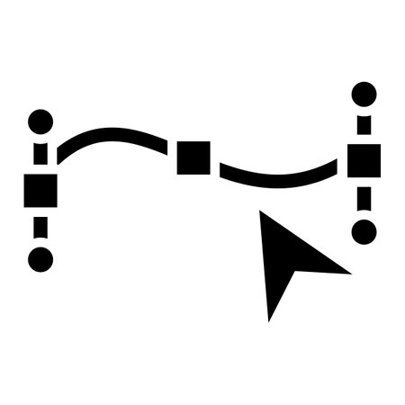 Path point Vector Icon Design Illustrationのイラスト素材