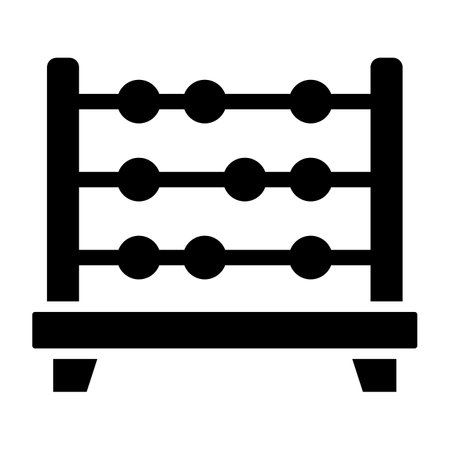 Abacus Vector Icon Design Illustrationのイラスト素材