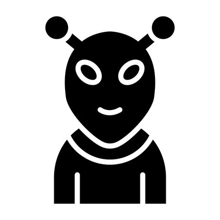 Alien Vector Icon Design Illustrationのイラスト素材