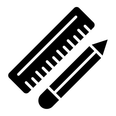 Ruler Vector Icon Design Illustrationのイラスト素材