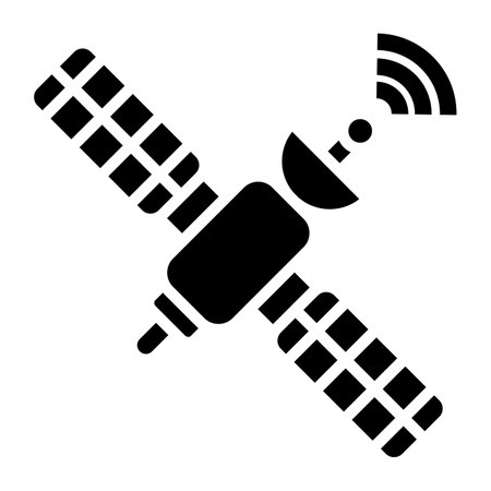 Satellite Vector Icon Design Illustrationのイラスト素材